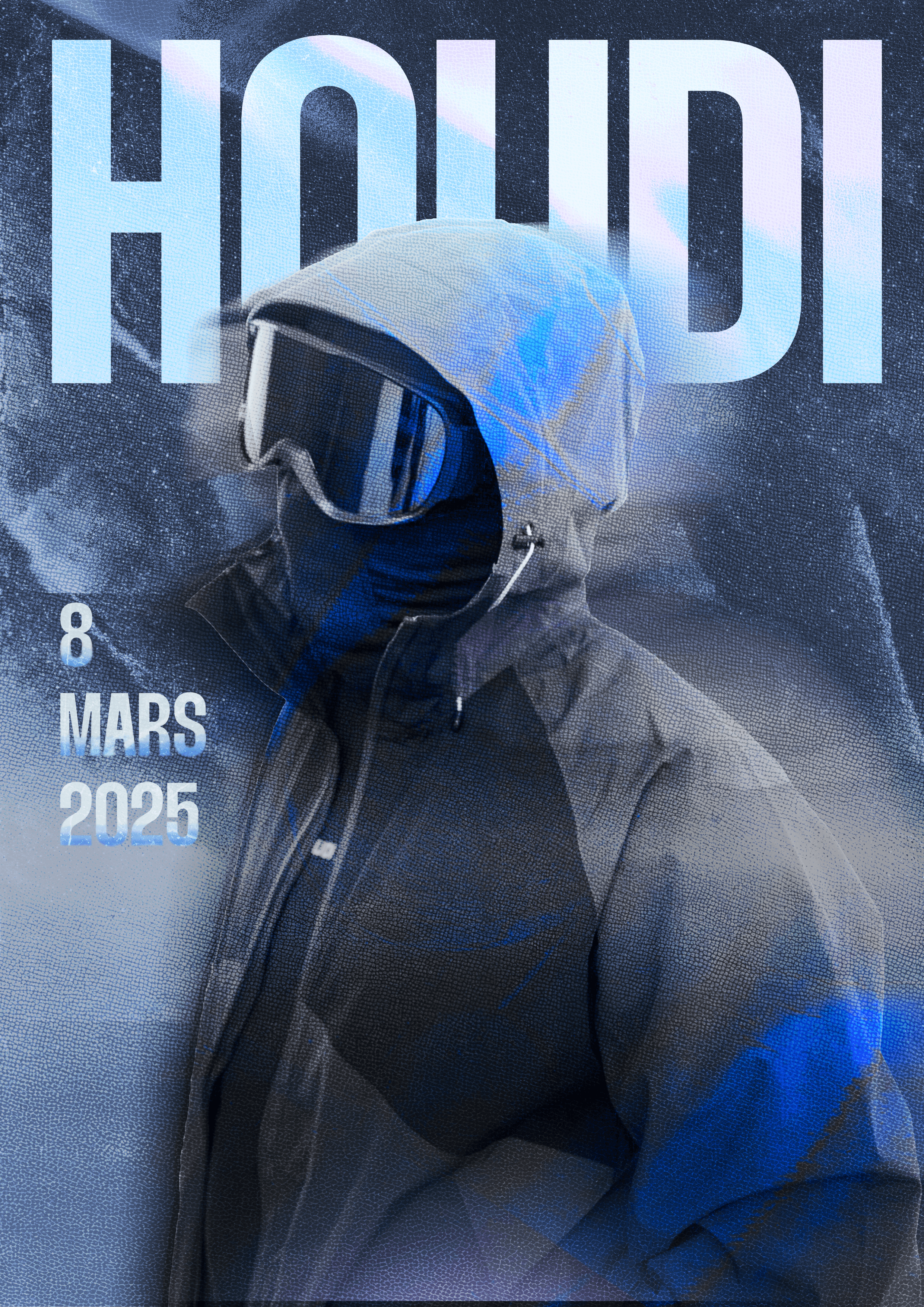 Affiche Houdi - Design expérimental