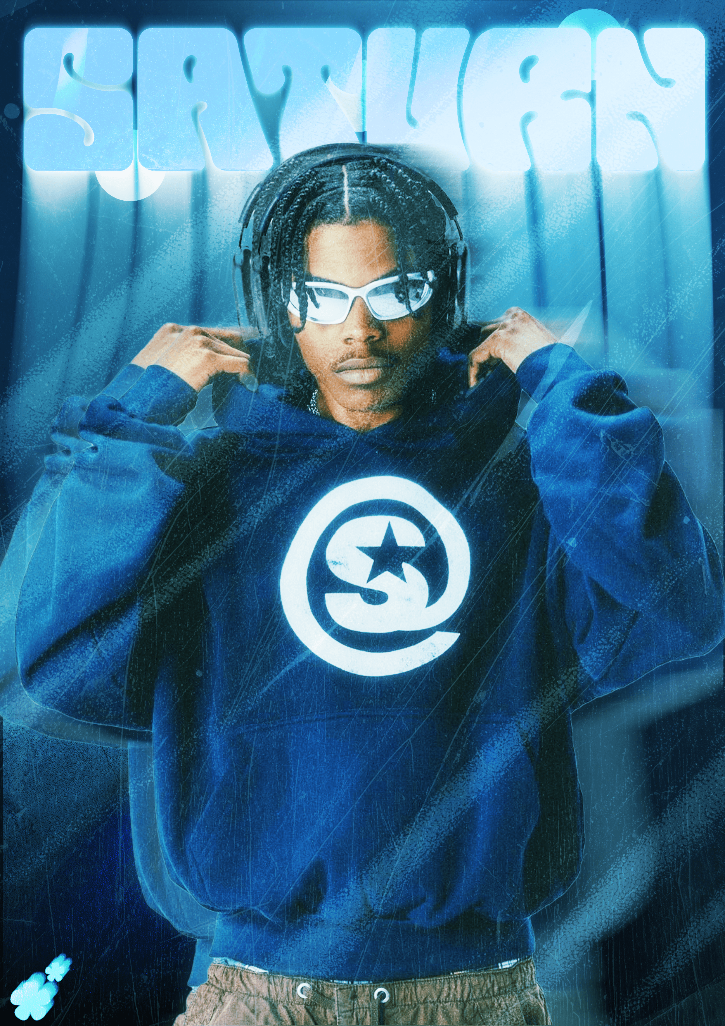 Affiche Saturn - Design spatial