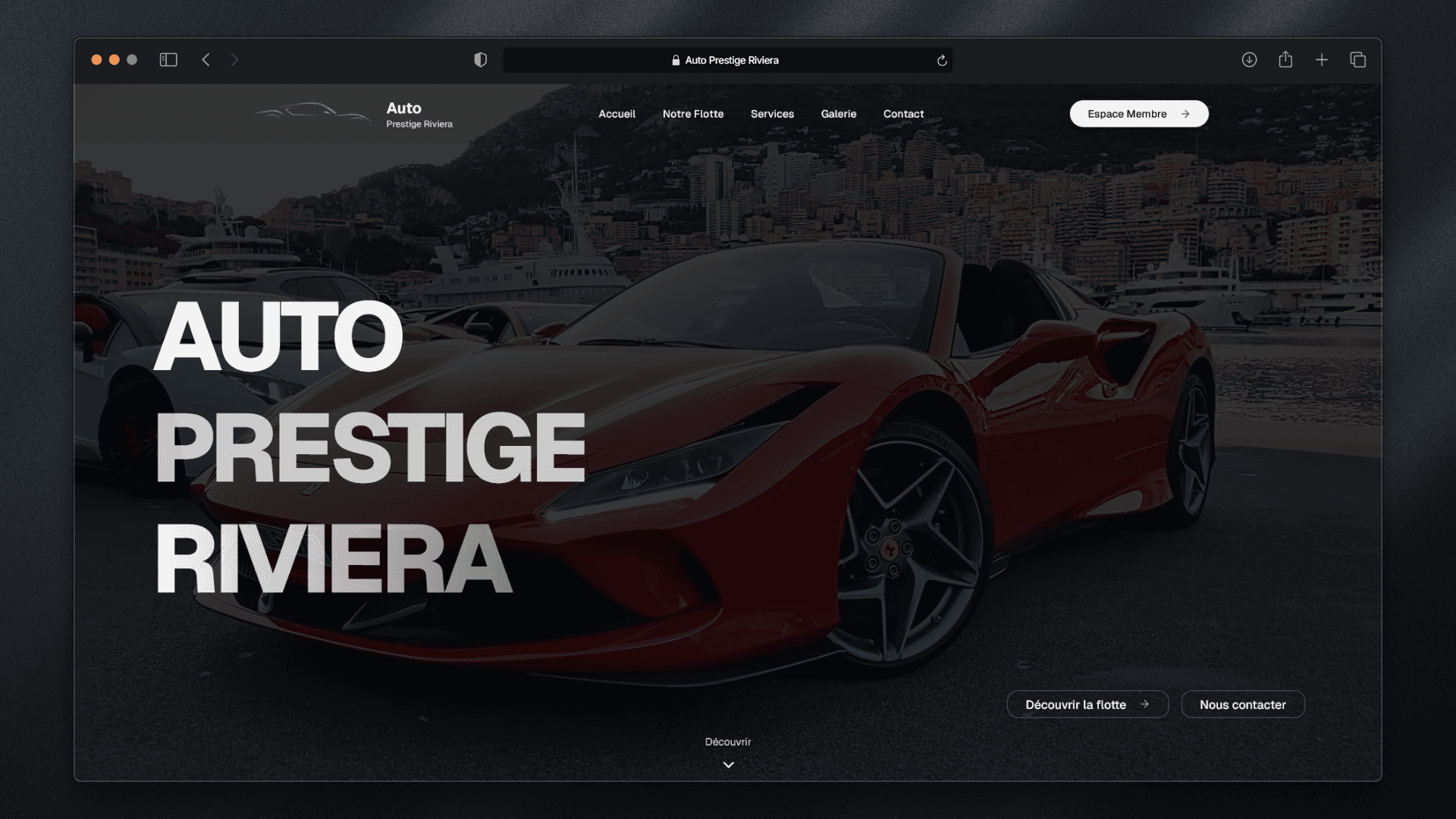 Site Web AutoPrestige Riviera